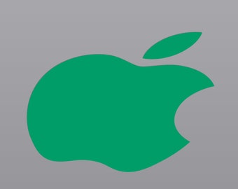 Green Macbook Apple Color Changer Decal - Translucent Vinyl Decal Sticker for All Macbook Models