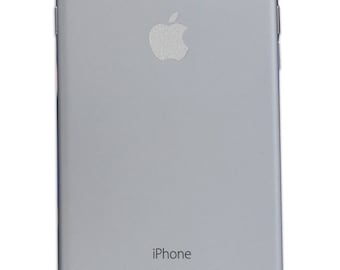 Silver iPhone Apple Color Changer Decal - Vinyl Decal Sticker Phone
