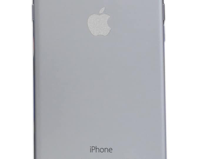 Silver iPhone Apple Color Changer Decal - Vinyl Decal Sticker Phone