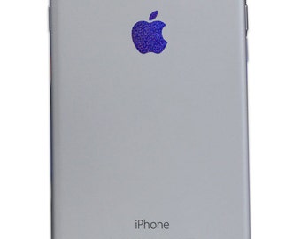 Blue Glitter iPhone Apple Color Changer Decal - Vinyl Decal Sticker Phone
