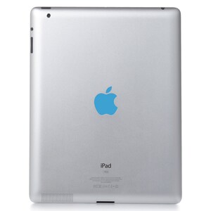 Ice Blue Vinyl Decal Apple Cover - Color Changer - Sized for Ipad