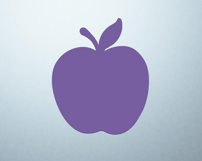 Lavender Apple Shaped Logo Cover Decal – Vinyl Sticker for Laptops, Notebooks, and Tablets with Apple-Shaped Logos