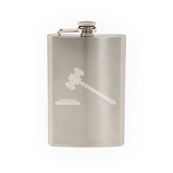 8oz Lawyer Stainless Steel Flask 8oz Lawyer Stainless Steel Flask