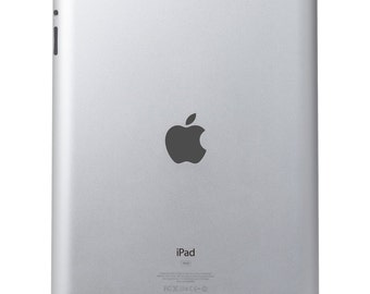 Dark Grey Vinyl Decal Apple Cover - Color Changer - Sized for Ipad