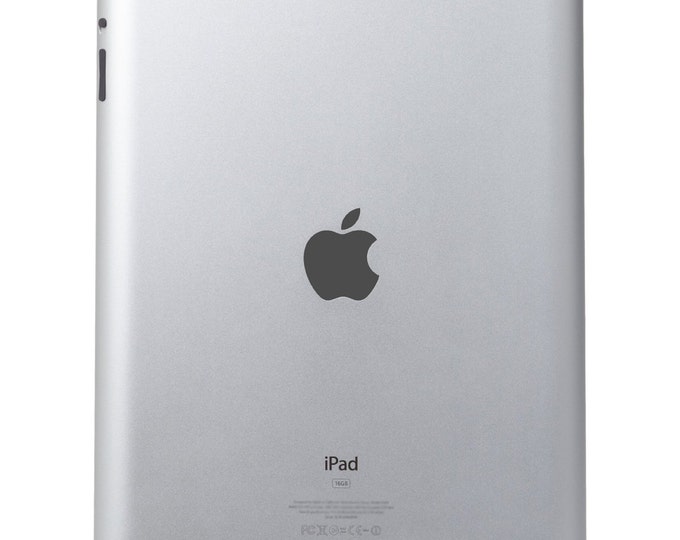Dark Grey Vinyl Decal Apple Cover - Color Changer - Sized for Ipad