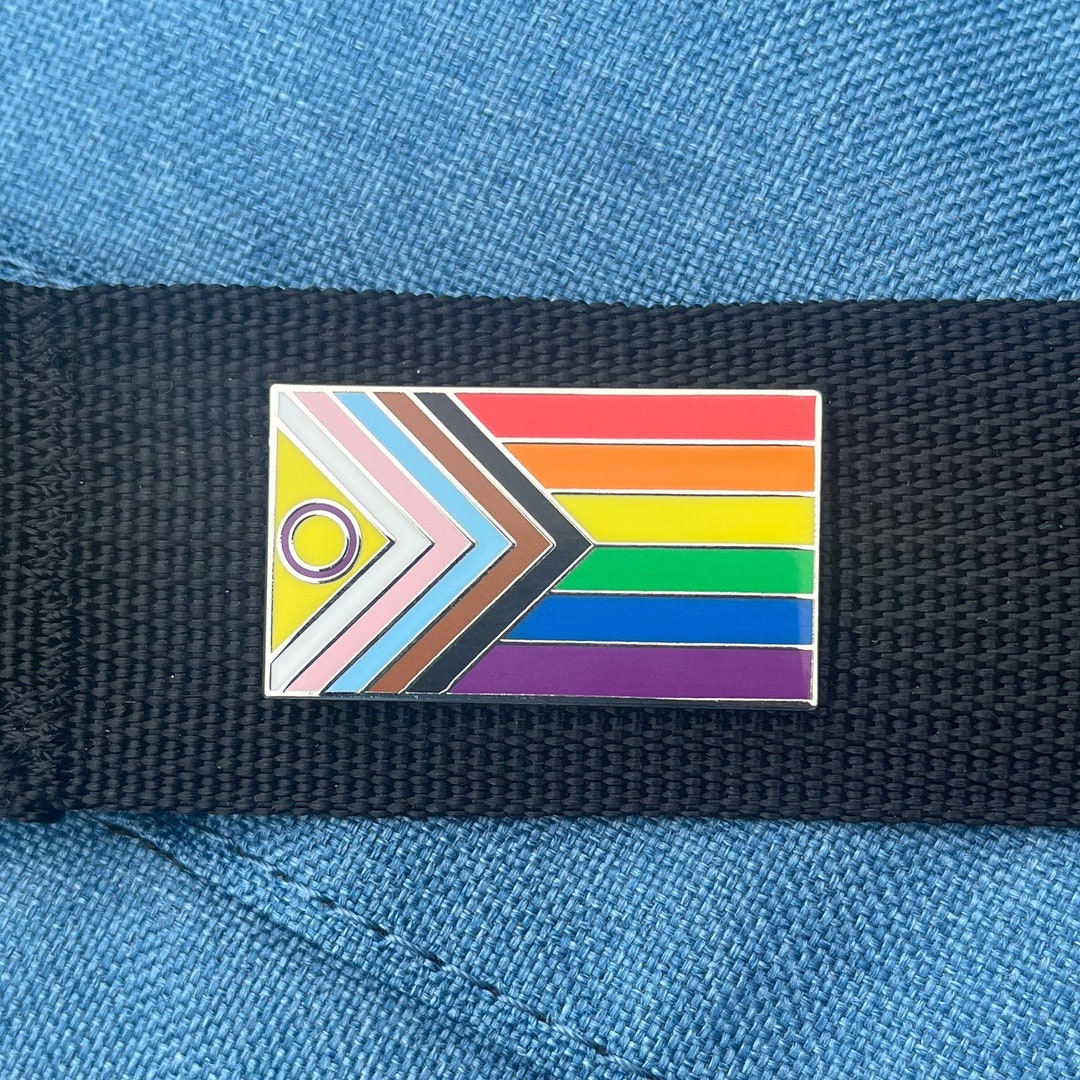 Progress Prde Flag Hand Enameled Pn - Etsy