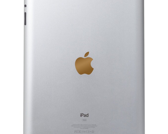 Bronze Vinyl Decal Apple Cover - Color Changer - Sized for Ipad