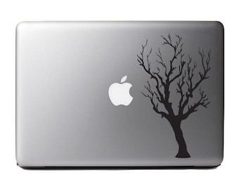 Bare Tree Macbook Window Decal Custom Colors and Sizes Available