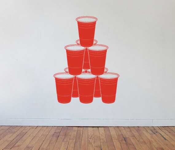Beer Pong Chandelier Rack Formation Wall Vinyl Decorative Canada Beer Pong Chandelier Rack Formation, What Is Drinking Game Chandelier