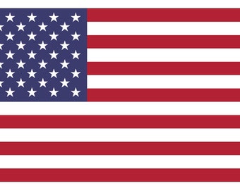 United States of America Flag - Freedom Love Pride Murica Respect 4th of July Stars and Stripes - Vibrant Color Vinyl Decal