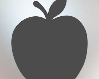 Dark Grey Apple Shaped Decal – Vinyl Sticker Compatible with MacBook Neo - Compatible with All Models