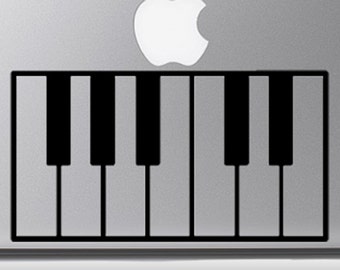 Piano Keys Octave Vinyl Decal Sticker Custom Colors and Sizes Available