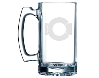 Colorado State Flag -  26 oz Glass Mug Stein