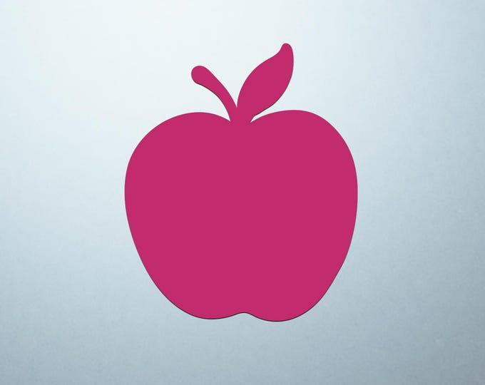 Hot Pink Apple Shaped Logo Cover Decal – Vinyl Sticker for Laptops, Notebooks, and Tablets with Apple-Shaped Logos