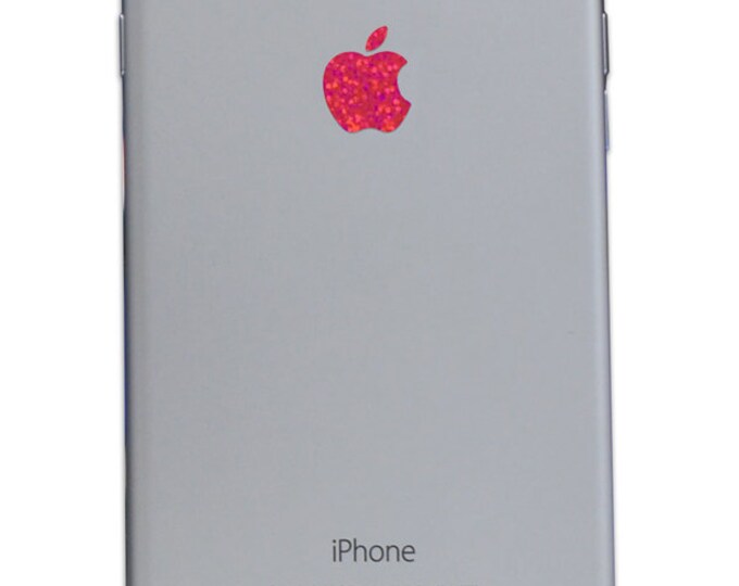 Pink Glitter iPhone Apple Color Changer Decal - Vinyl Decal Sticker Phone