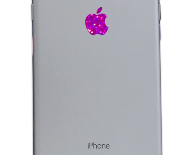Purple Glitter iPhone Apple Color Changer Decal - Vinyl Decal Sticker Phone