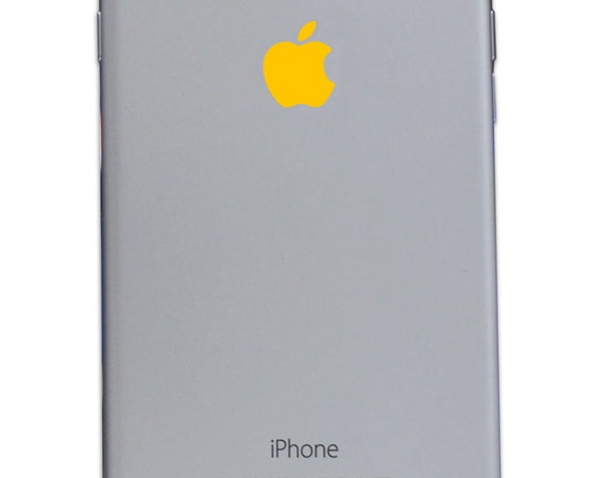 Yellow iPhone Apple Color Changer Decal - Vinyl Decal Sticker Phone