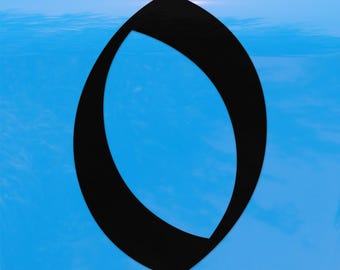 Old English Number 0 Sticker - Vinyl Decal for Indoor & Outdoor Use on Cars, ATV, Boats, Windows and More