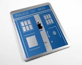 British Police Public Call Box Telephone iPad Tablet Computer Decal