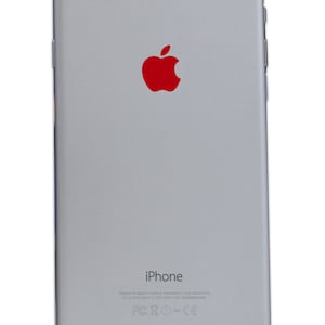 Red iPhone Apple Color Changer Decal - Vinyl Decal Sticker Phone