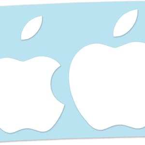 White Color Cover Vinyl Decal Kit for MacBook - Compatible with All Models