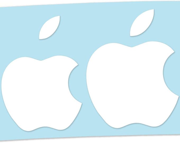 White Color Cover Vinyl Decal Kit for MacBook - Compatible with All Models