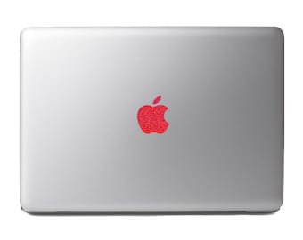 Pink Glitter Macbook Apple Color Changer Decal - Opaque Vinyl Decal Sticker for All Macbook Models