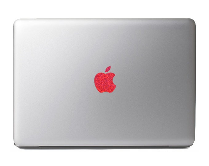 Pink Glitter Macbook Apple Color Changer Decal - Opaque Vinyl Decal Sticker for All Macbook Models