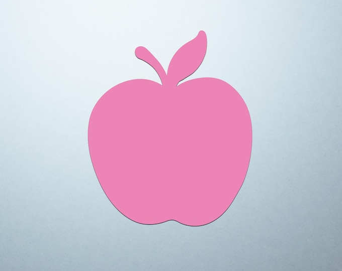 Pink Apple Shaped Logo Cover Decal – Vinyl Sticker for Laptops, Notebooks, and Tablets with Apple-Shaped Logos