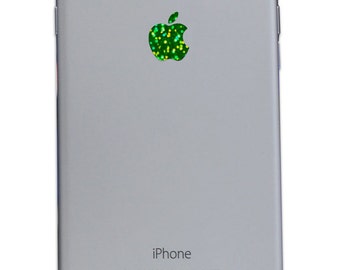 Dark Green Glitter iPhone Apple Color Changer Decal - Vinyl Decal Sticker Phone