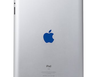 Blue Vinyl Decal Apple Cover - Color Changer - Sized for Ipad