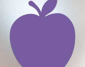 Lavender Apple Shaped Decal – Vinyl Sticker Compatible with MacBook Neo - Compatible with All Models