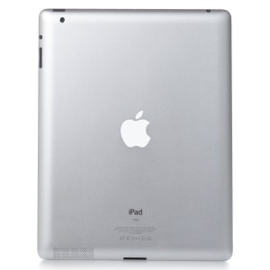 White Vinyl Decal Apple Cover - Color Changer - Sized for Ipad