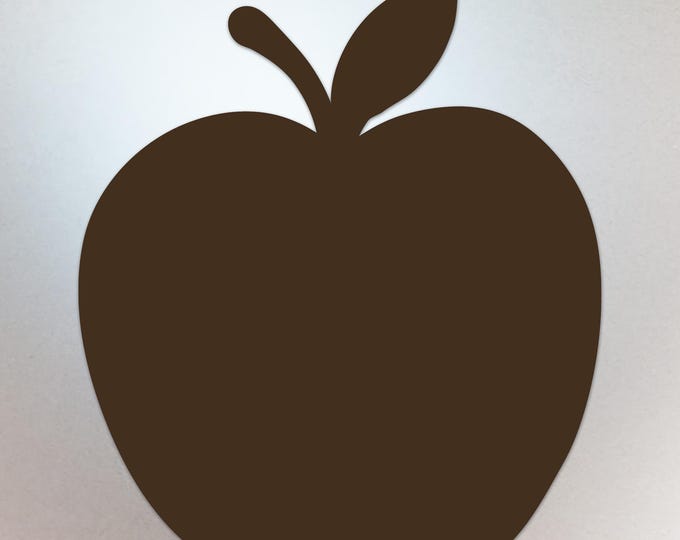 Brown Apple Shaped Decal – Vinyl Sticker Compatible with MacBook Neo - Compatible with All Models