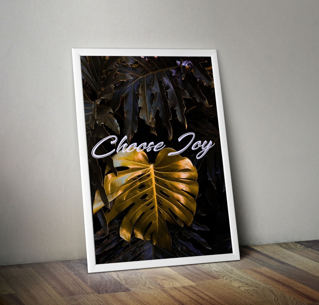 Choose Joy Printable Wall Art - Etsy