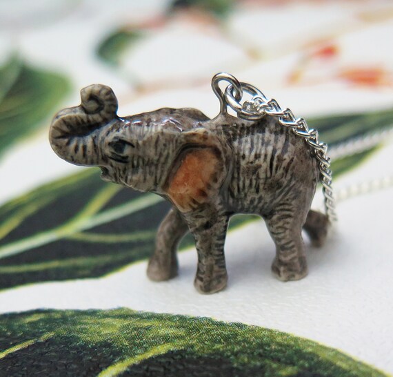 Elephant necklace deals with baby elephant