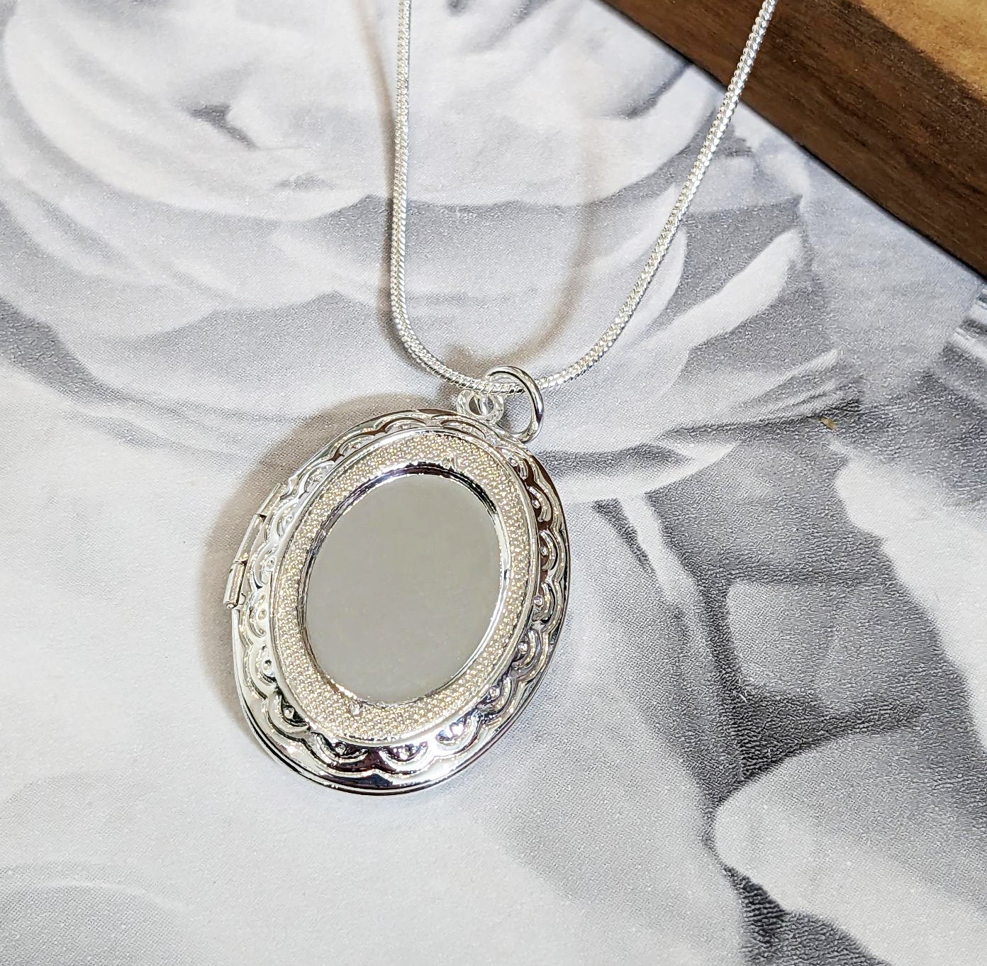 Opal Locket Necklace | Rebekajewelry