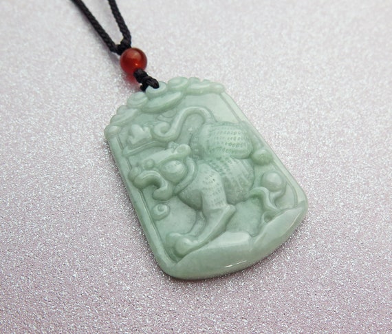 Lucky Grade A Natural Genuine Jade Mens Year of the Tiger | Etsy