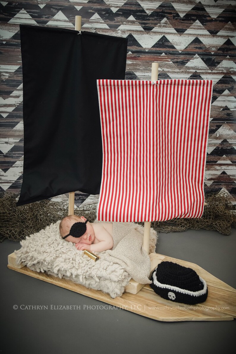 Extra Large Wooden Pirate Ship Newborn Photography Prop | Etsy