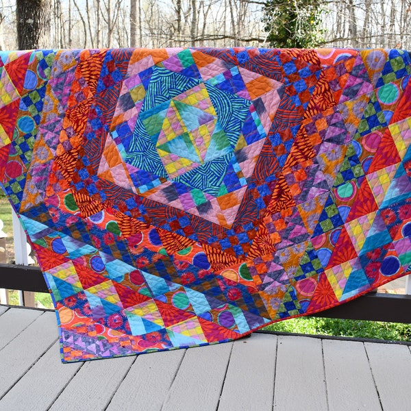 Modern Quilt Wall Hanging Etsy