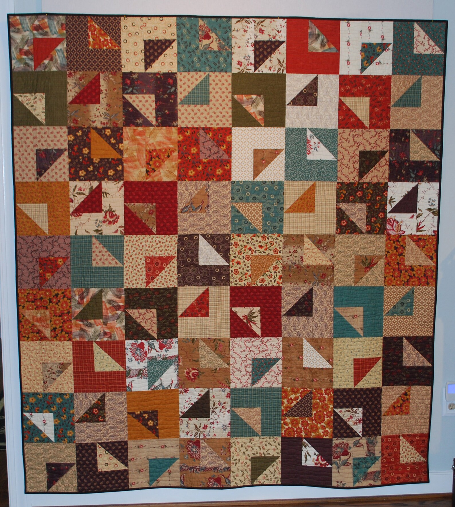Twin Size Quilt Sofa Quilt 66 X 74 Etsy