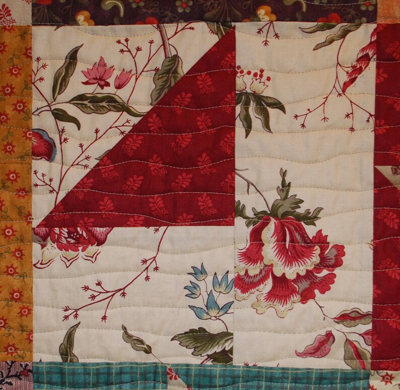 Twin Size Quilt Sofa Quilt 66 X 74 Etsy