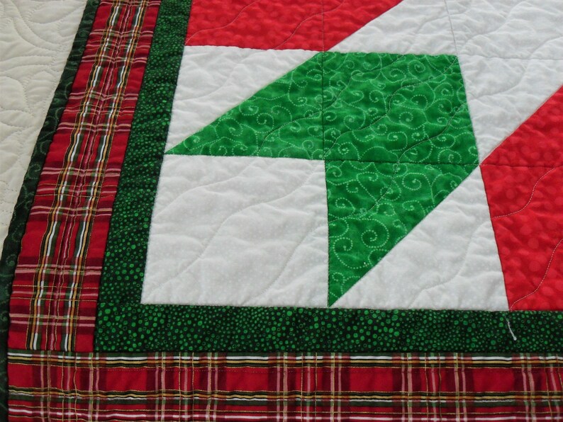 Christmas Lap Quilt Sofa Quilt Christmas Joy 511/2 Etsy