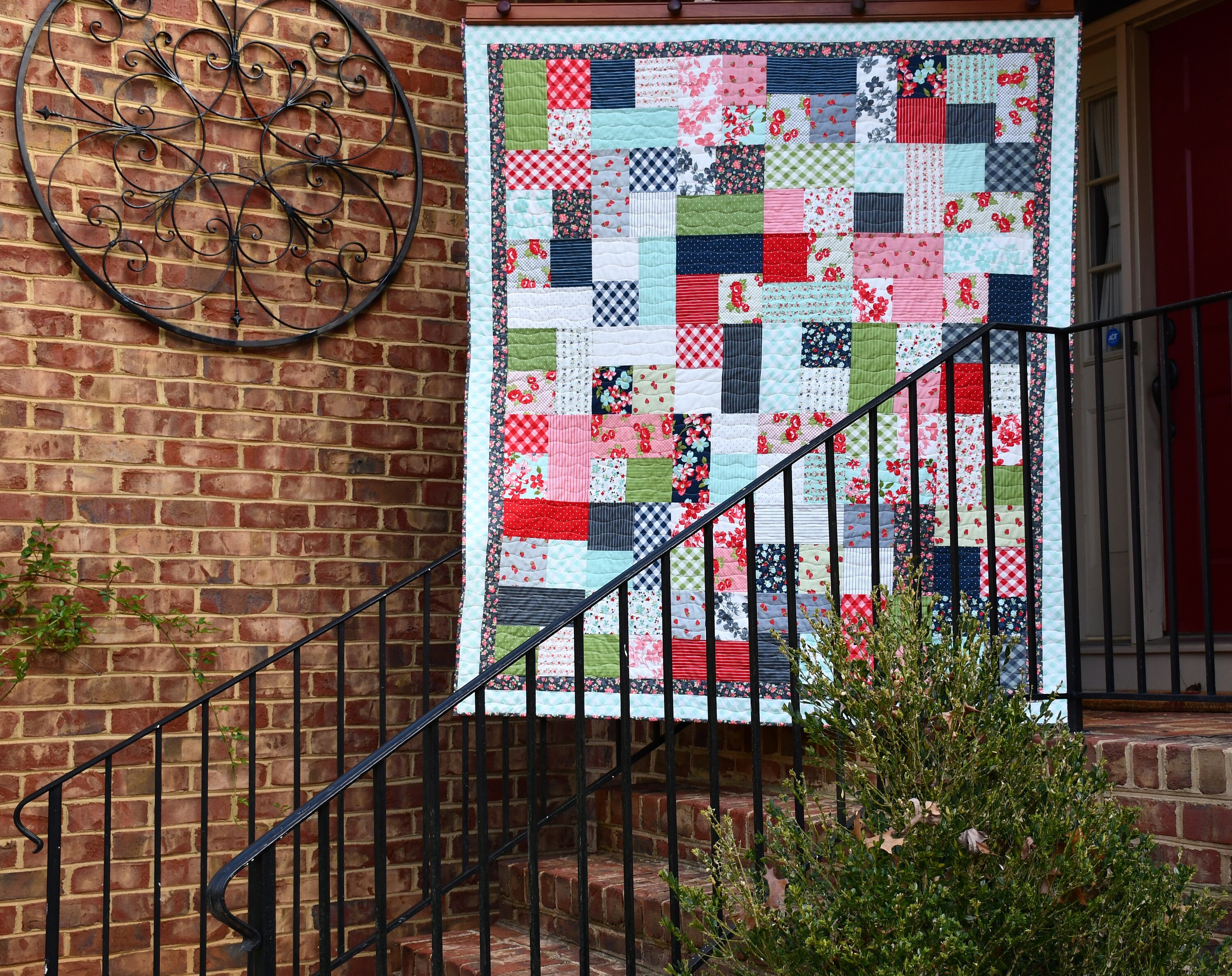 Modern Quilt Large Lap Throw Quilted Bedspread 60 X - Etsy