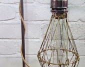 Industrial Style Single Drop Pendant and Laboratory Stand