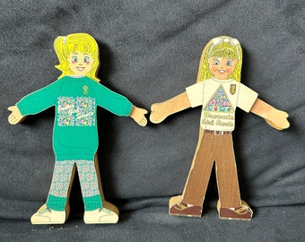 Vintage Brownie Junior Girl Scout Doll Clothes Wooden Cut-out Carousel Kids