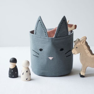 Simple Fabric Cat Basket Sewing Tutorial PDF