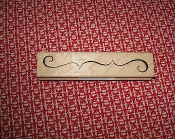 Denami Design N088 Decorative Border Rubber Stamp