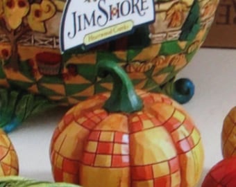 Jim Shore Basket of Plenty 4009015 New in Box