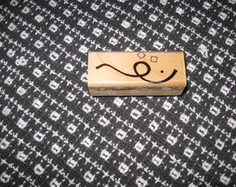 Annette Allen Atkins C1198 Wood Mounted Rubber Stamp New Retired